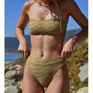 Free people Rhythm high waisted bikini